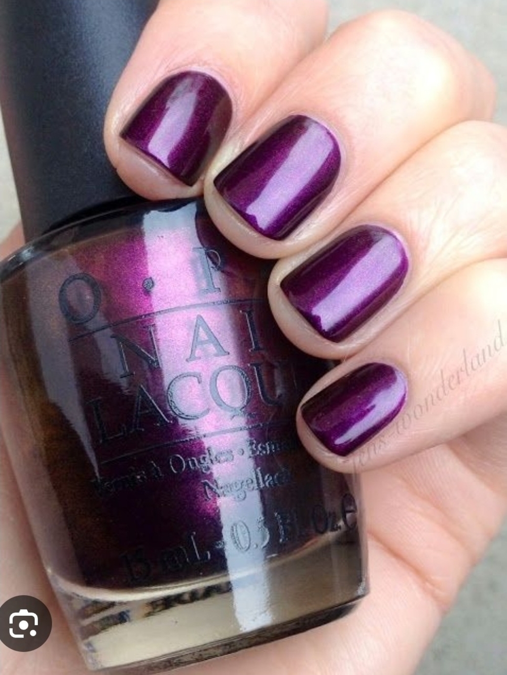 OPI Metallic Berry Plum Nail Polish